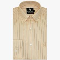 Stripes Peach Shirt : Business