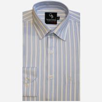 Stripes Blue Shirt : Business