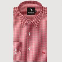 Checks Red Shirt : Business
