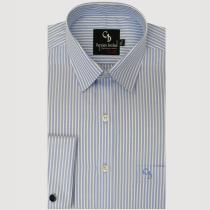 Stripes Blue Shirt : Business