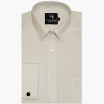 Self Design White Shirt : Business