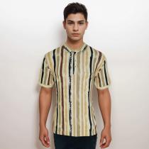 Print Blue T-shirt : Regular