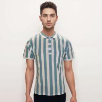 Print Aqua Blue T-shirt : Regular