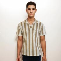 Print Khakhi T-shirt : Regular