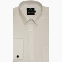 Self Design White Shirt : Business