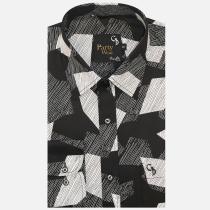Print Black Shirt : Party