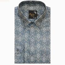 Print Gray Shirt : Party