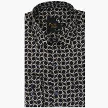 Print Black Shirt : Party