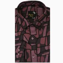 Print Mauve Shirt : Party