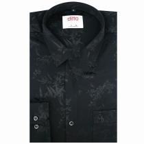 Self Design Black Shirt : Ditto