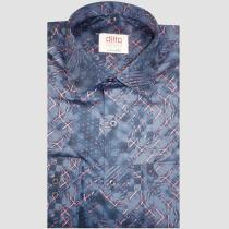 Print Blue Shirt : Ditto