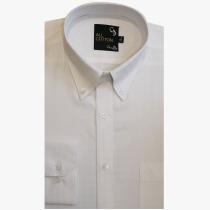 Self Design White Shirt : Business