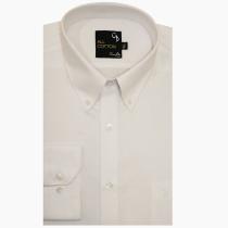 Self Design White Shirt : Business