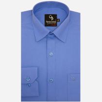 Plain Dark Blue Shirt : Business