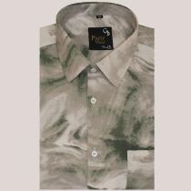 Print Gray Shirt : Party