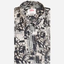 Print Gray Shirt : Ditto