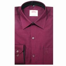 Self Design Maroon Shirt : Ditto