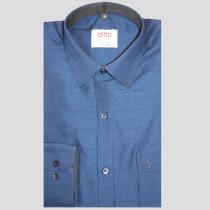 Self Design Navy Blue Shirt : Ditto
