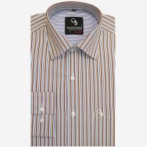 Stripes Brown Shirt : Business