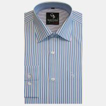 Stripes Blue Shirt : Business