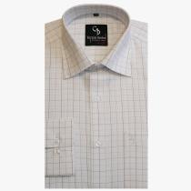 Checks Brown Shirt : Business