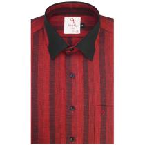 Combination Maroon Shirt : Party