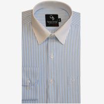 Stripes Blue Shirt : Business