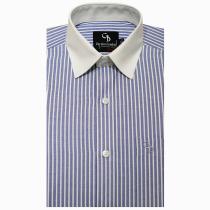 Stripes Dark Blue Shirt : Business