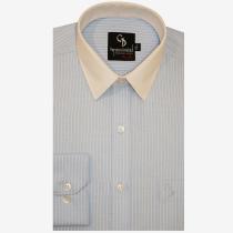 Stripes Blue Shirt : Business