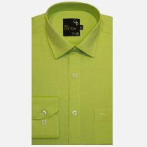Self Design Green Shirt : Business