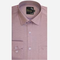 Self Design Mauve Shirt : Business