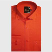 Self Design Orange Shirt : Business