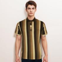 Stripes Brown Shirt : Regular
