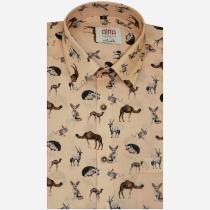 Print Rust Shirt : 