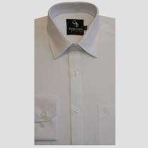 Self Design White Shirt : Business