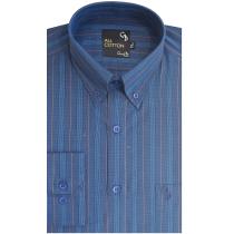 Stripes Dark Blue Shirt : Business