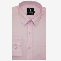 Self Design Pink Shirt : Business