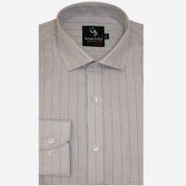 Stripes Light Gray Shirt : Business