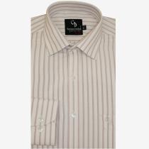 Stripes Peach Shirt : Business