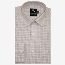 Checks Fawn Shirt : Business