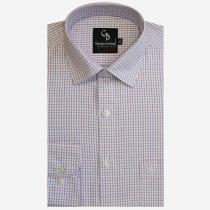 Checks Pink Shirt : Business