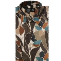 Print Brown Shirt : Ditto