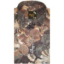 Print Maroon Shirt : Party