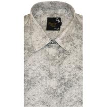 Print Gray Shirt : Party