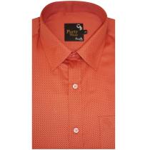 Print Orange Shirt : Party