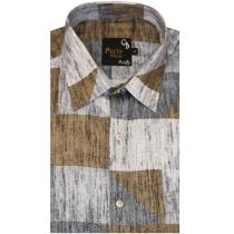 Print Gray Shirt : Party