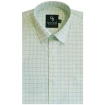 Checks Green Shirt : Business