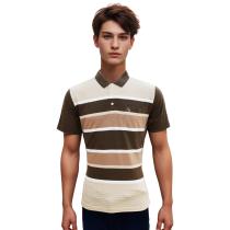 Stripes Brown T-shirt : Regular