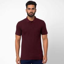 Selfdesign Maroon T-shirt : Regular