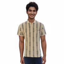 Print Khakhi T-shirt : Regular